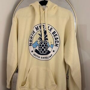 Yellow North Myrtle Beach Hoodie